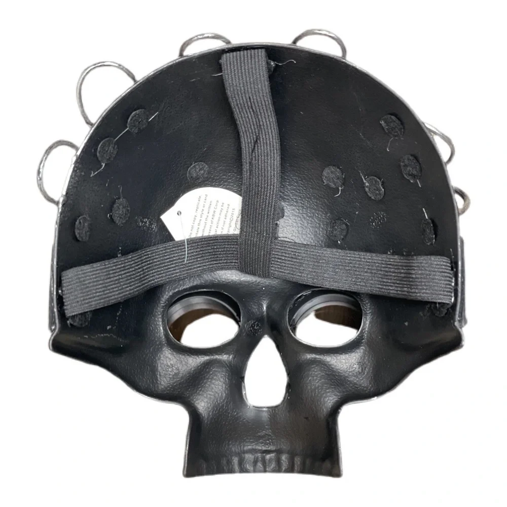 Silver Robotic Steampunk Skull full face Mask NWT!